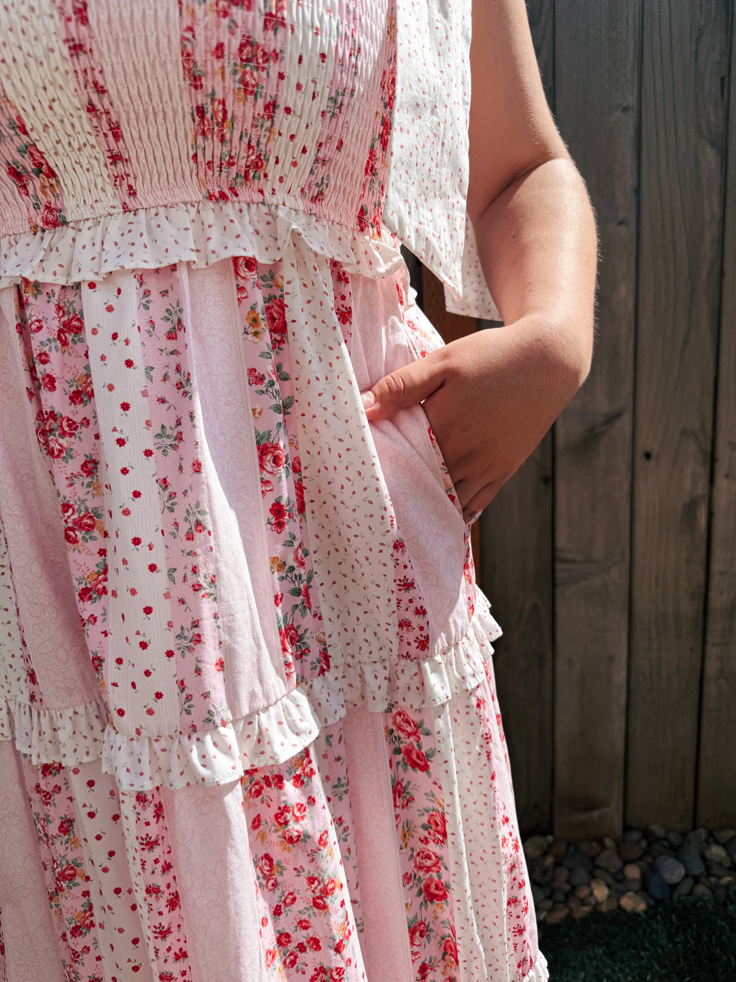 Tea Party Maxi Dress - Pink