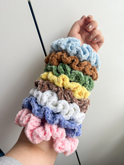 Cotton Candy Scrunchies