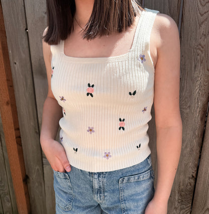 Blossom Tank - Cream
